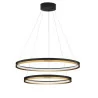 LUCES BANE LE43226 double, gold/black round LED hanging lamp 98W