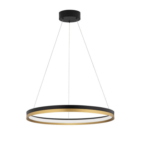 LUCES BANE LE43227 pendant lamp ring LED 33W black and gold