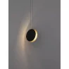 LUCES BACA LE43230 decorative hanging lamp LED black and gold round