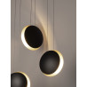 LUCES BACA LE43231 decorative hanging lamp LED 18W black and gold