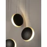 LUCES BACA LE43231 decorative hanging lamp LED 18W black and gold