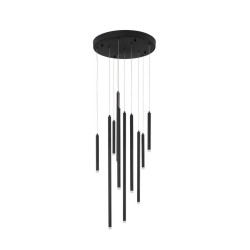 LUCES TORREON LE43238 black LED hanging tubes 26W