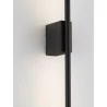 LUCES TUNJA LE43243/4/5 black vertical LED wall lamp 60-120cm