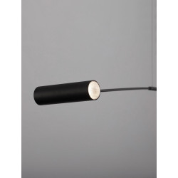 LUCES KARIM LE43295 czarna nowoczesna lampa sufitowo-podłogowa LED 12W