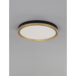 LUCES BANE LE43228/9 ceiling lamp LED black-gold 40cm, 50cm