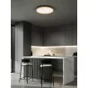 LUCES BANE LE43228/9 lampa sufitowa plafon LED czarno-złota 40cm, 50cm