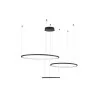 LUCES ABAJO LE43296/7/8 large LED pendant lamp gold, black, white