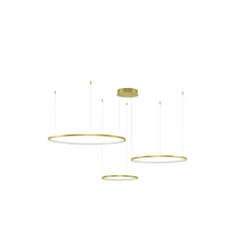 LUCES ABAJO LE43296/7/8 large LED pendant lamp gold, black, white