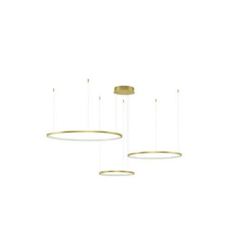 LUCES ABAJO LE43296/7/8 large LED pendant lamp gold, black, white