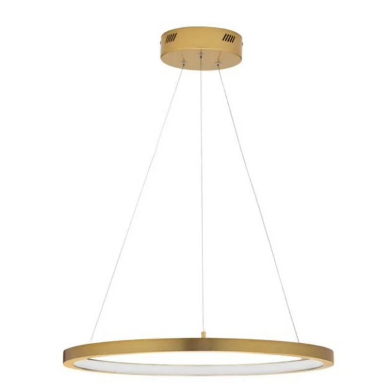 LUCES IRUN LE43299, LE43302/5 lampa wisząca 60cm złota