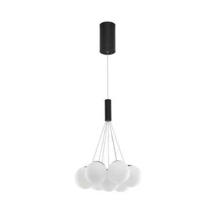 LUCES ABALA LE43309 hanging lamp LED black and 7 white balls