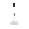 LUCES ABALA LE43309 hanging lamp LED black and 7 white balls