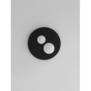LUCES ABRAS LE43317 lampa sufitowa 40W z dwoma kulami aluminium/akryl