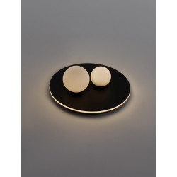 LUCES ABRAS LE43317 ceiling lamp 40W with two aluminum/acrylic balls