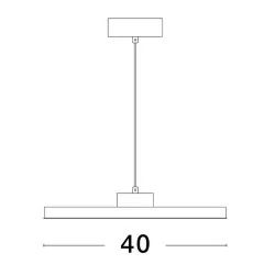 LUCES ACAYO LE43329/31 pendant lamp 30W round 2 colors available