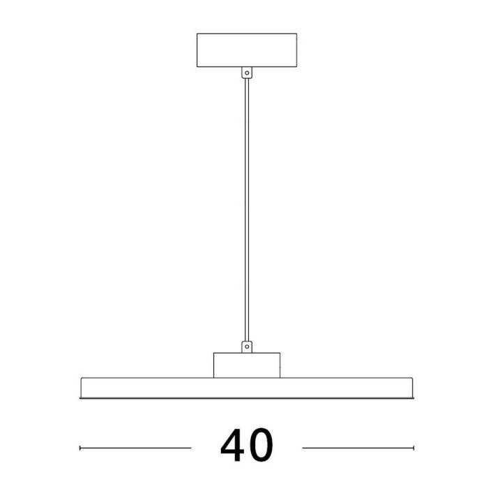 LUCES ACAYO LE43329/31 lampa wisząca 30W okrągła dostępne 2 kolory