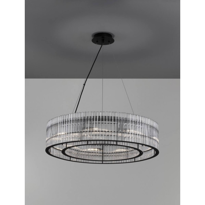 LUCES ACTUN LE43343 lampa wisząca 5W czarna rodzaj trzonka: G9 moc 8W