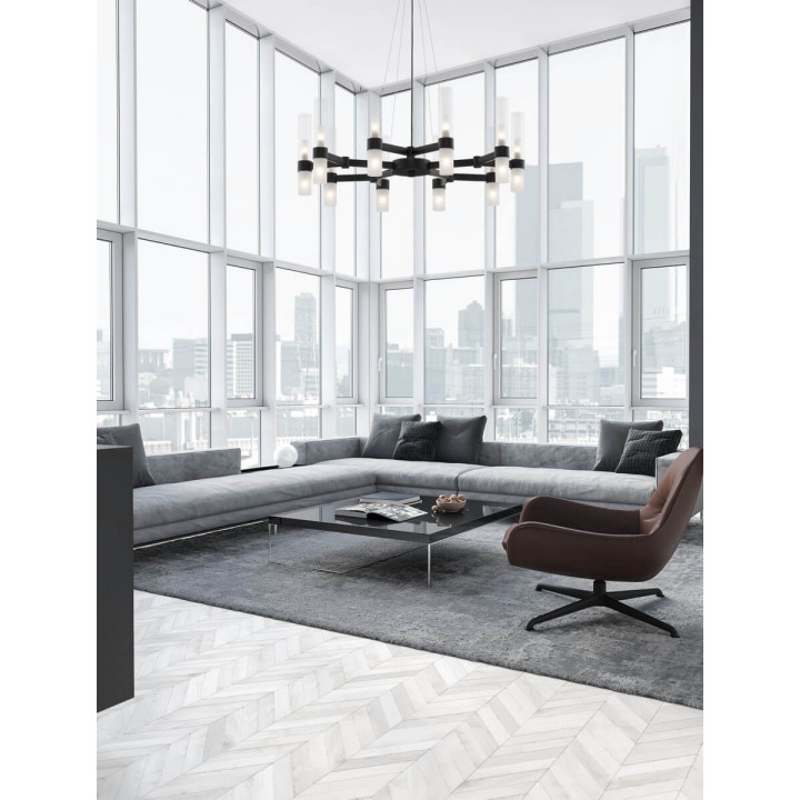 LUCES ACTUN LE43345 czarna lampa wisząc moc: 5W trzonek żar&oacute;wki: G9