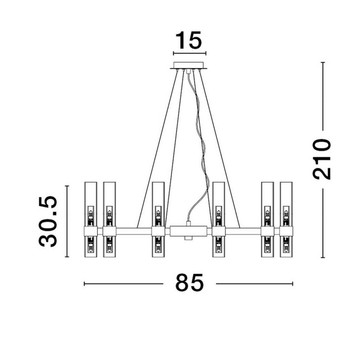 LUCES ACTUN LE43346 black 5W dimmable base type: G9