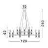 LUCES ACTUN LE43347 black 5W dimmable base type: G9