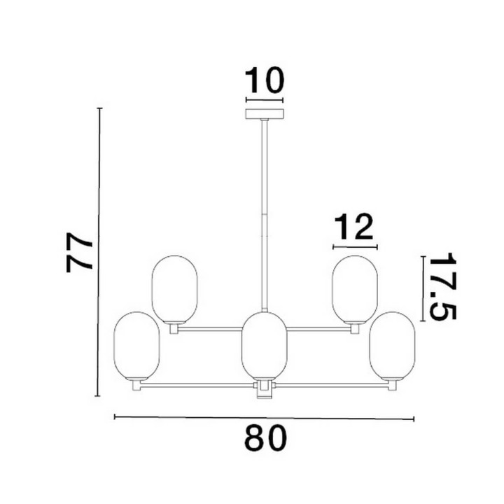 LUCES BADESI LE43350 moc: 5W, 8 kloszy, możliwość ściemniania