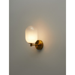 LUCES BADESI LE43352 WALL LAMP shape of a ball, color gold power: 5W