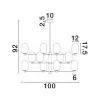 LUCES BADESI LE43353 5W dimmable, 12 shades