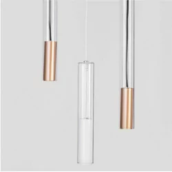 AQFORM MODERN GLASS mini LED suspended 59880/1/2 hanging lamp tube