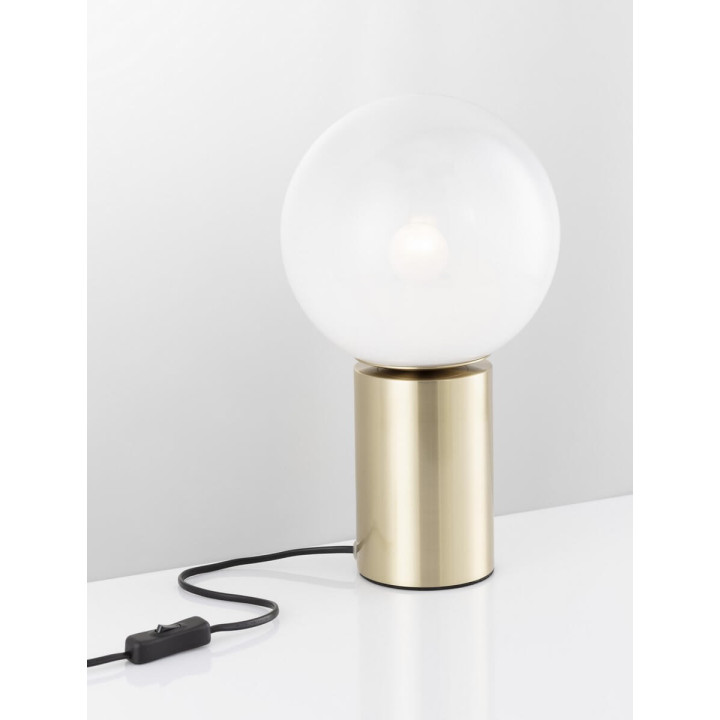 LUCES ADELA LE43360 lampa stołowa LED 12W kolor złoty gwint: E27