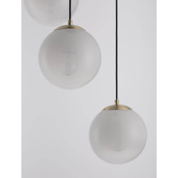 LUCES ADELA LE43361 hanging lamp 12W gold dimmable thread: E27
