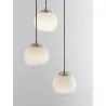 LUCES ADELA LE43361 lampa wisząca 12W złota ściemniana gwint: E27