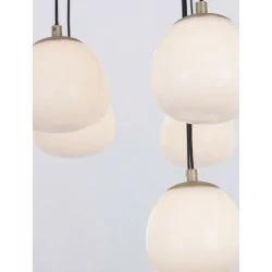 LUCES ADOBE LE43364 lampa wisząca 5W złota 12 kloszy ściemniana G9