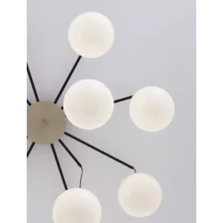 LUCES ADOBE LE43364 lampa wisząca 5W złota 12 kloszy ściemniana G9