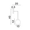 LUCES ADOBE LE43366 5W ball, dimmable base type: G9