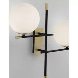 LUCES AEREO LE43369 wall lamp 2 balls black 5W dimmable