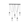 LUCES BADEN LE43373 pendant lamp 5 shades dimmable bulb