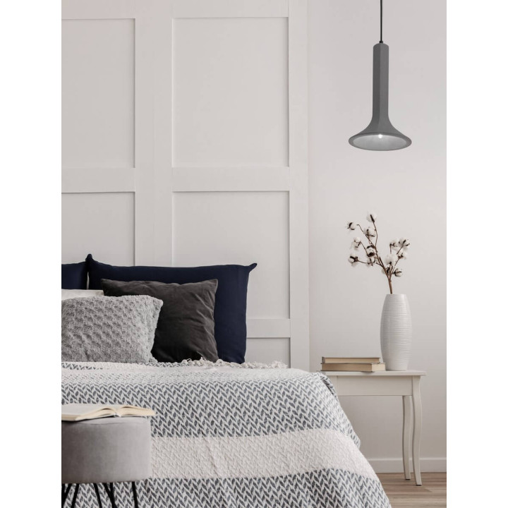 LUCES BADOW LE43377 wykonana z betonu lampa wisząca 5W ściemniana