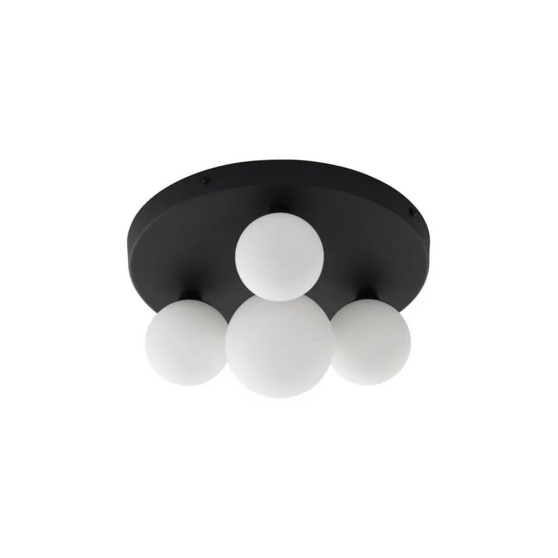 LUCES BAILA LE43378 black ceiling lamp 5W 4 ball-shaped lampshades