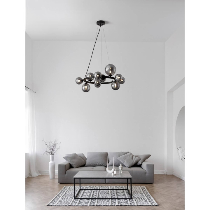 LUCES BAJHI PARLA LE43387 pendant lamp with ball-shaped shades