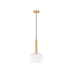 LUCES BAJOS LE43391 hanging lamp 5W dimmable G9 bulb gold color