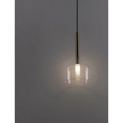 LUCES BAJOS LE43391 hanging lamp 5W dimmable G9 bulb gold color