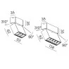 AQFORM RAFTER points LED spot 16471/2 adjustable, ceiling