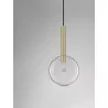 LUCES BAJOS LE43392 hanging lamp dimmable, lamp holder: G9 gold color 5W