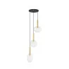 LUCES BAJOS LE43393 gold pendant lamp in gold color 5W 3 shades