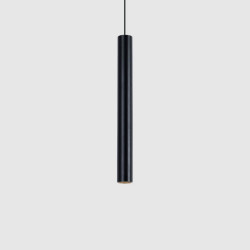 OXYLED T40 LV MULTILINE hanging tube LED white, black magnetic track