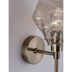 LUCES BALUN LE43404 wall lamp in gold, crystal shape LED 5W