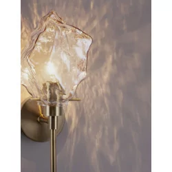 LUCES BALUN LE43404 wall lamp in gold, crystal shape LED 5W