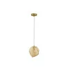 LUCES BALUN LE43405 gold pendant lamp, crystal-shaped shade