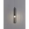 LUCES BALDE LE43406 szara lampa wisząca podłużna, moc:5W, trzonek: G9