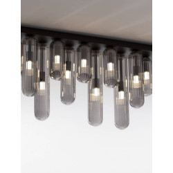 LUCES BALDE LE43407 gray ceiling lamp, dimmable, bulb: G9